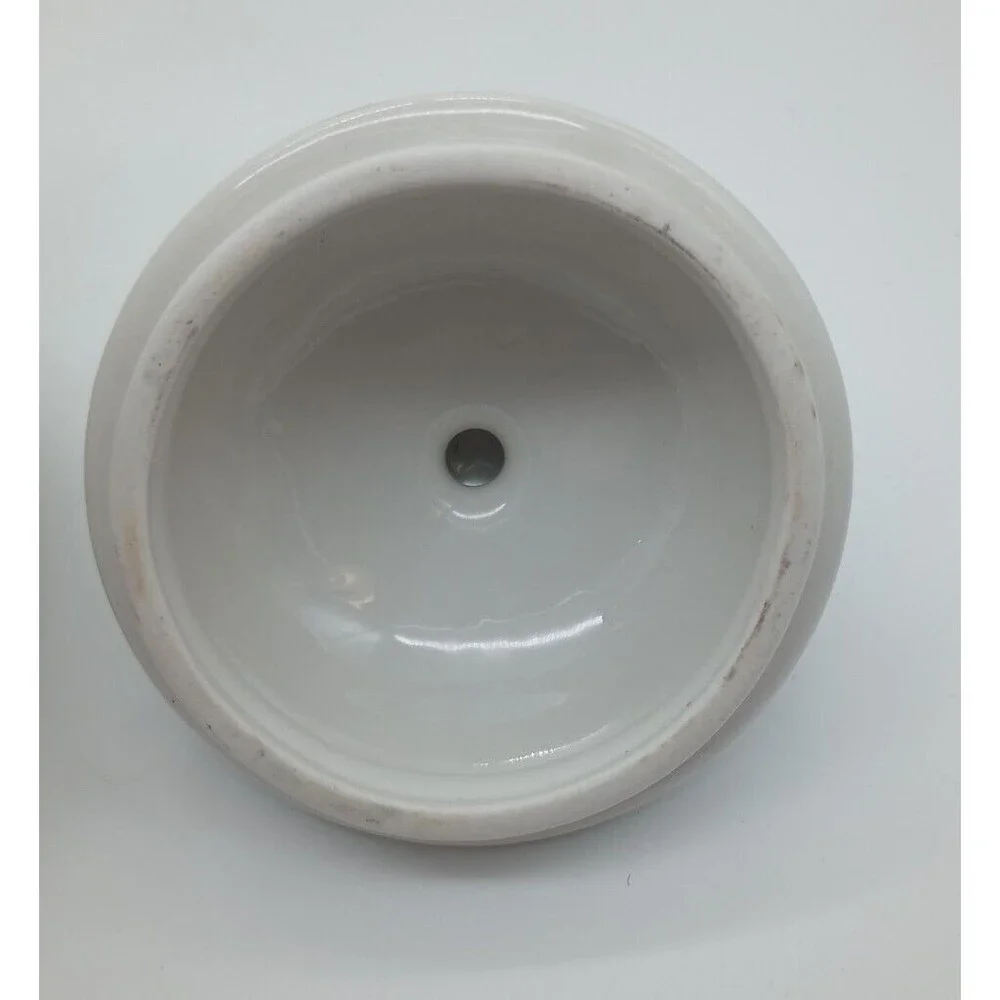 Thomson Floral Garden Small Canister Botanical Flowers Damaged